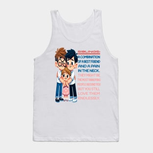 Endless Love: Siblings Forever Connected Tank Top